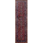 Rug, Momeni, Karachi, KAR-1, Burgundy, 2'3" X 8' Runner, 45031