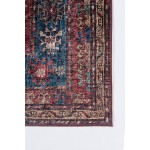 Rug, Momeni, Karachi, KAR-1, Burgundy, 6' X 9', 45044