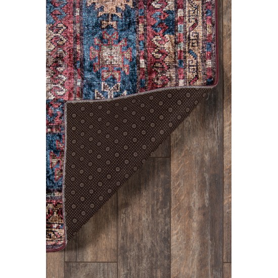 Rug, Momeni, Karachi, KAR-1, Burgundy, 6' X 9', 45044