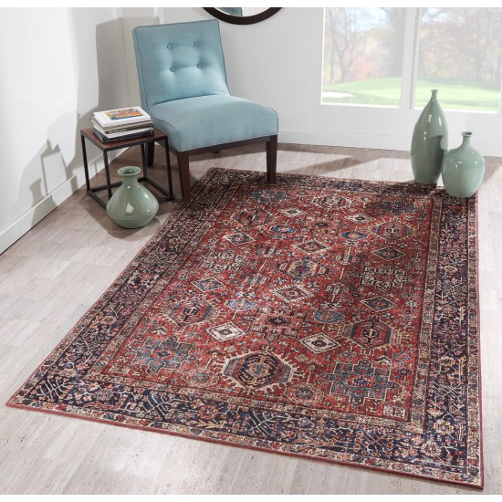 Rug, Momeni, Karachi, KAR-2, Rust, 8' X 10', 48009