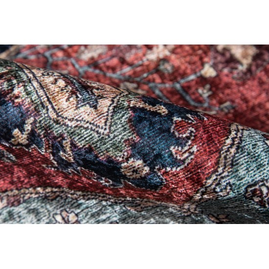 Rug, Momeni, Karachi, KAR-3, Multi, 2'3" X 8' Runner, 45050