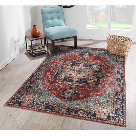 Rug, Momeni, Karachi, KAR-3, Multi, 2'3" X 8' Runner, 45050
