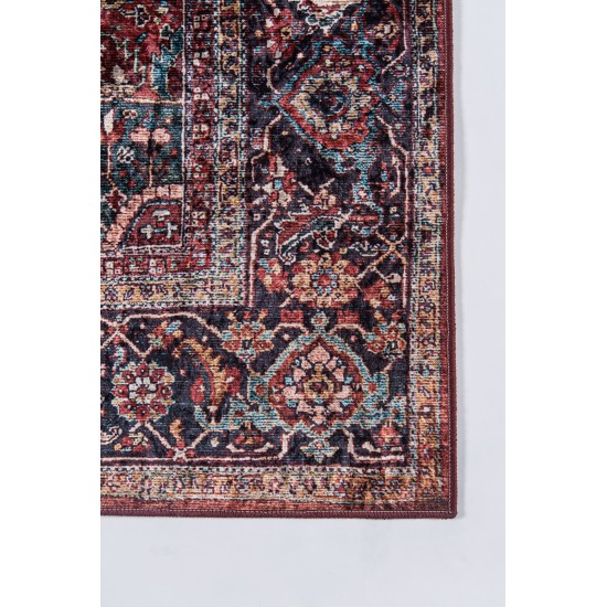 Rug, Momeni, Karachi, KAR-4, Burgundy, 2' X 3', 45048