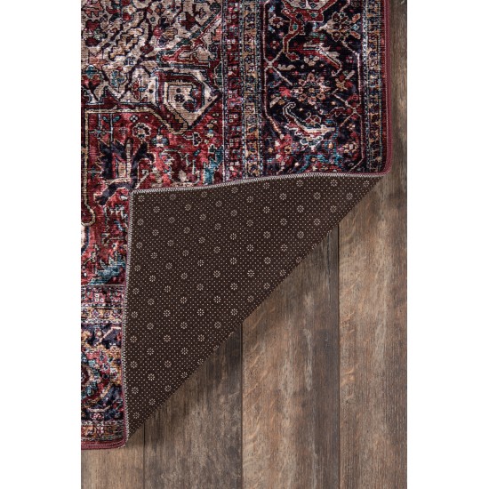 Rug, Momeni, Karachi, KAR-4, Burgundy, 8' X 10', 48011