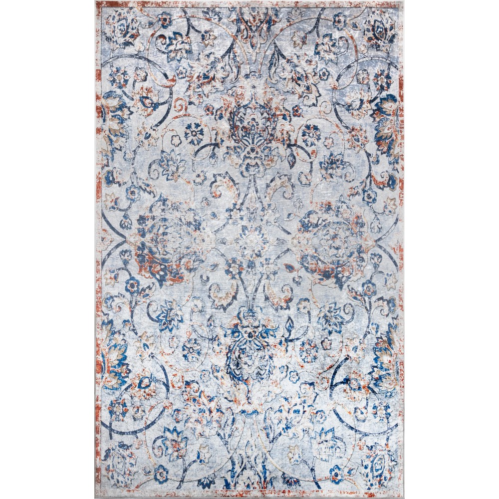 Rug, Momeni, Karachi, KAR-5, Light Blue, 5' X 8', 45212