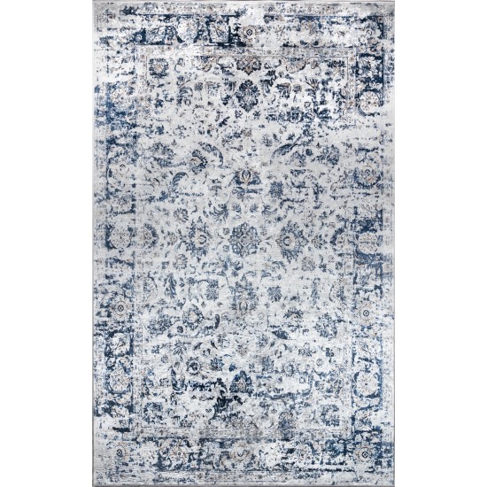 Rug, Momeni, Karachi, KAR-6, Blue, 5' X 8', 45213