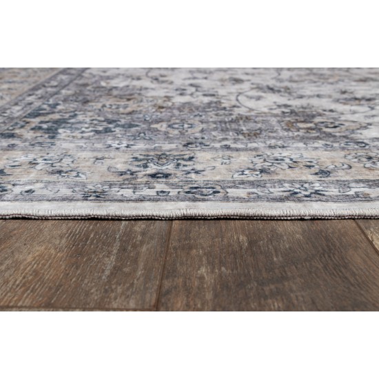 Rug, Momeni, Karachi, KAR-7, Grey, 2'3" X 8' Runner, 45203