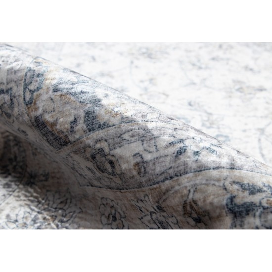 Rug, Momeni, Karachi, KAR-7, Grey, 2'3" X 8' Runner, 45203