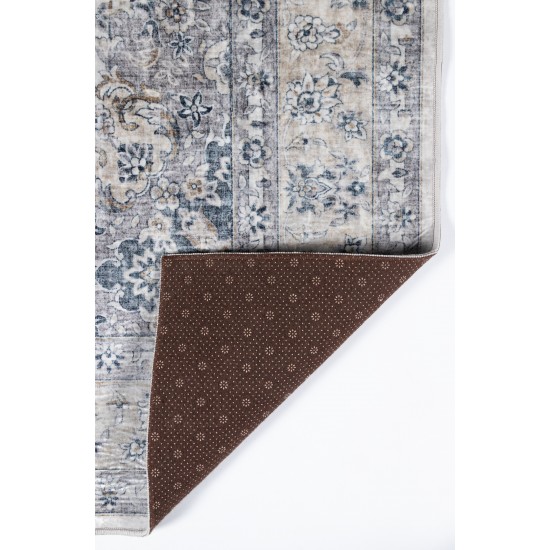 Rug, Momeni, Karachi, KAR-7, Grey, 2'3" X 8' Runner, 45203