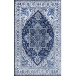 Rug, Momeni, Karachi, KAR-8, Blue, 2' X 3', 45200