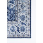 Rug, Momeni, Karachi, KAR-8, Blue, 2' X 3', 45200