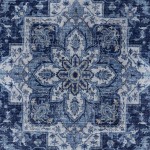 Rug, Momeni, Karachi, KAR-8, Blue, 2' X 3', 45200