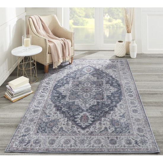 Rug, Momeni, Karachi, KAR-8, Grey, 5' X 8', 45215