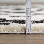 Calabar Transitional Abstract Snow Area Rug, 8’ x 10’, Snow, ACL42SN8X10