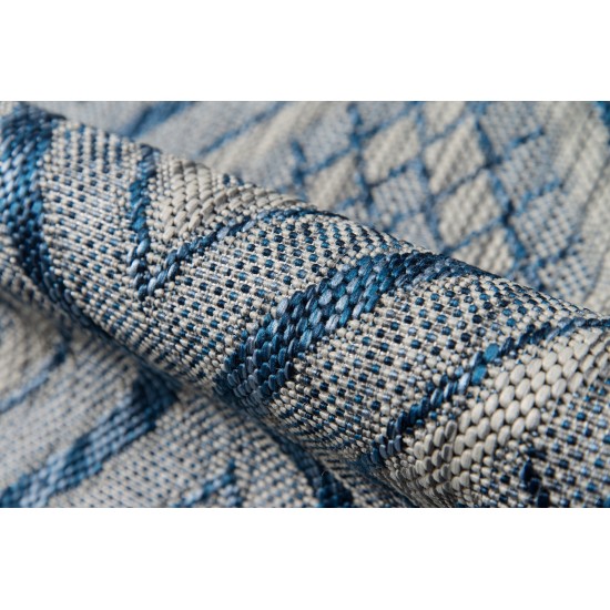 Rug, Madcap Cottage, Lake Palace, LAK-1, Blue, 9'3" X 12'6", 43286