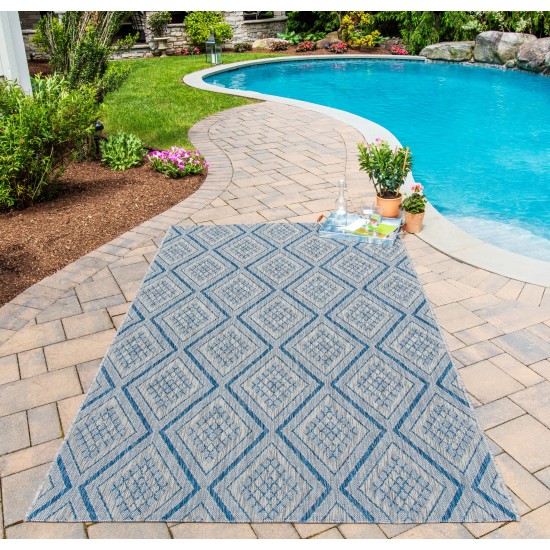 Rug, Madcap Cottage, Lake Palace, LAK-1, Blue, 9'3" X 12'6", 43286