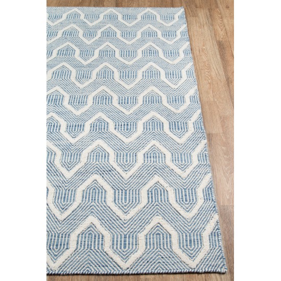 Rug, Erin Gates, Langdon, LGD-1, Blue, 2' X 3', 39839