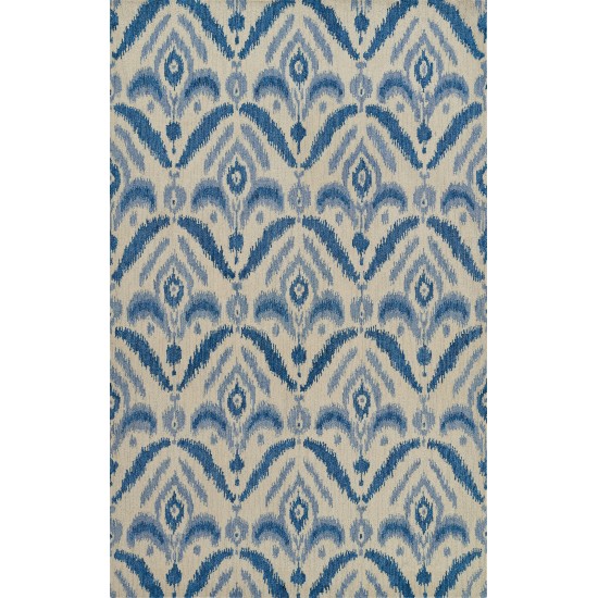 Rug, Momeni, Leiden, LEI-3, Blue, 2' X 3', 49744