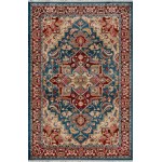 Rug, Momeni, Lenox, LE-01, Blue, 2' X 3', 39379