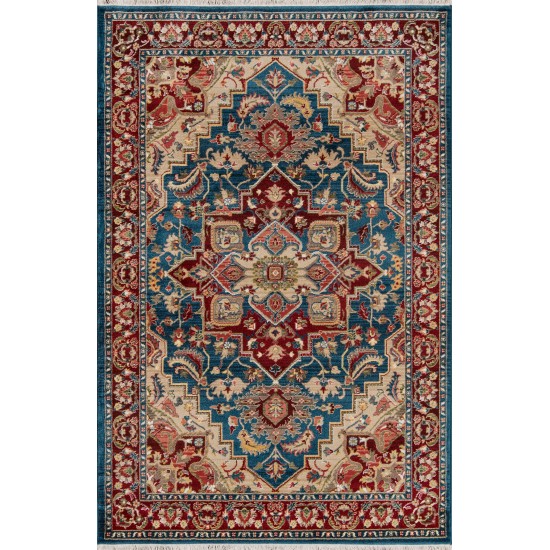 Rug, Momeni, Lenox, LE-01, Blue, 2' X 3', 39379