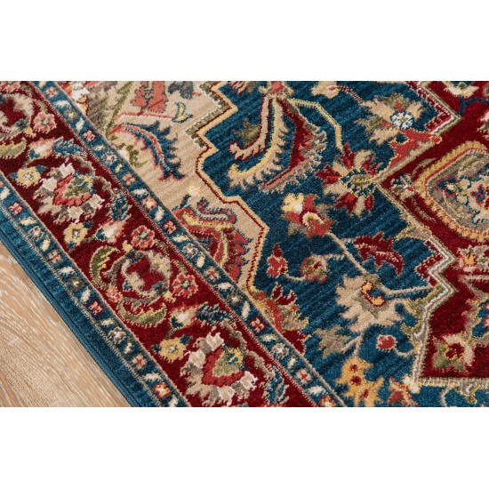 Rug, Momeni, Lenox, LE-01, Blue, 2' X 3', 39379