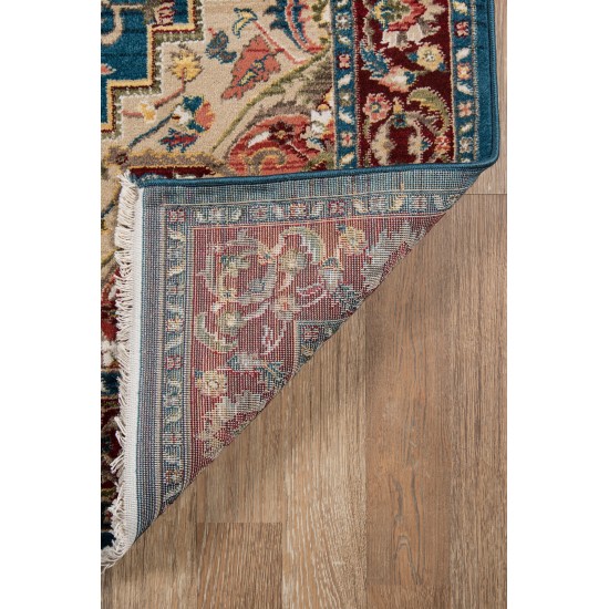 Rug, Momeni, Lenox, LE-01, Blue, 2' X 3', 39379