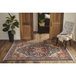 Rug, Momeni, Lenox, LE-01, Blue, 2' X 3', 39379