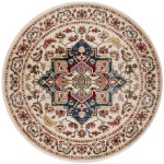 Rug, Momeni, Lenox, LE-01, Ivory, 5' X 5' Round, 39444