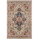 Rug, Momeni, Lenox, LE-01, Ivory, 5' X 7'5", 39401