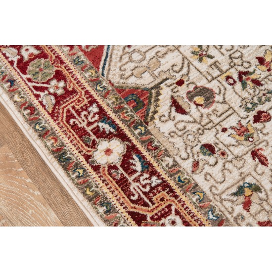 Rug, Momeni, Lenox, LE-02, Red, 5' X 7'5", 39404