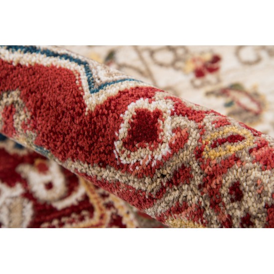 Rug, Momeni, Lenox, LE-02, Red, 5' X 7'5", 39404