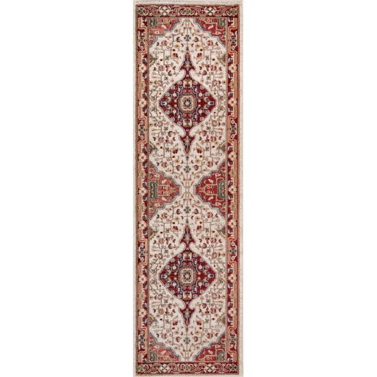Rug, Momeni, Lenox, LE-02, Red, 5' X 7'5", 39404
