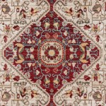 Rug, Momeni, Lenox, LE-02, Red, 5' X 7'5", 39404