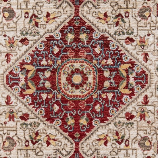 Rug, Momeni, Lenox, LE-02, Red, 5' X 7'5", 39404