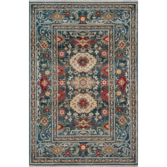 Rug, Momeni, Lenox, LE-03, Blue, 2' X 3', 39382