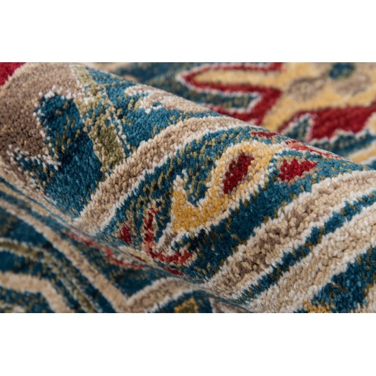 Rug, Momeni, Lenox, LE-03, Blue, 2'3" X 8' Runner, 39437