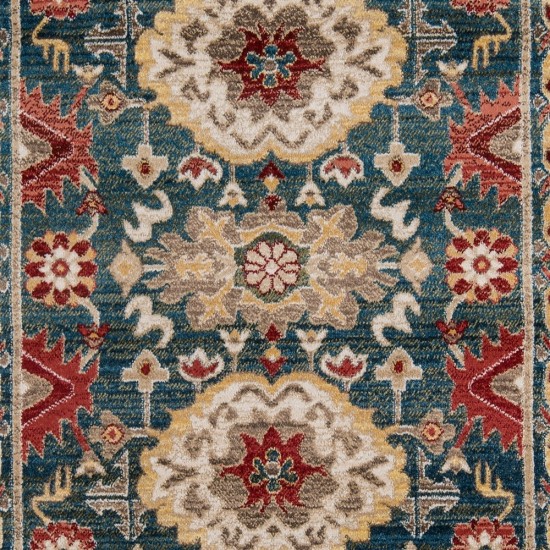 Rug, Momeni, Lenox, LE-03, Blue, 2'3" X 8' Runner, 39437