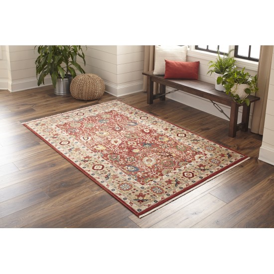 Rug, Momeni, Lenox, LE-04, Red, 2' X 3', 39383