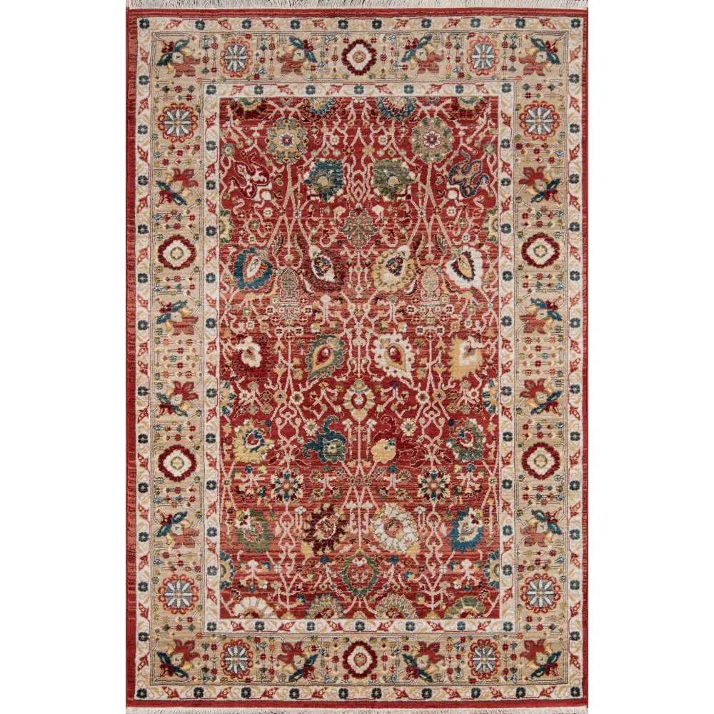 Rug, Momeni, Lenox, LE-04, Red, 3'3" X 5'3", 39391