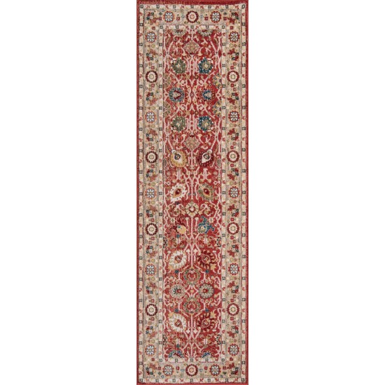 Rug, Momeni, Lenox, LE-04, Red, 9'6" X 12'6", 39433