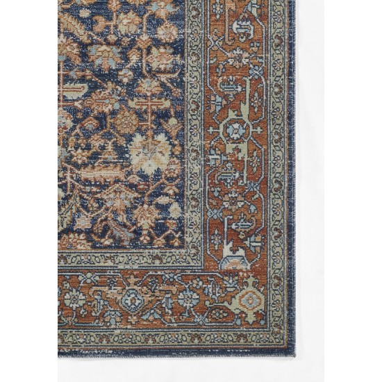 Rug, Momeni, Lillihan, LIH-1, Navy, 2' X 3', 48540