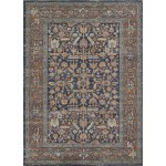 Rug, Momeni, Lillihan, LIH-1, Navy, 5'3" X 7'3", 48567