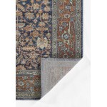 Rug, Momeni, Lillihan, LIH-1, Navy, 5'3" X 7'3", 48567