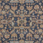 Rug, Momeni, Lillihan, LIH-1, Navy, 5'3" X 7'3", 48567