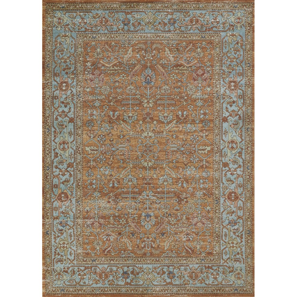 Rug, Momeni, Lillihan, LIH-1, Orange, 4' X 6', 48553