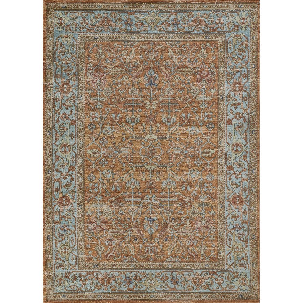 Rug, Momeni, Lillihan, LIH-1, Orange, 7'10" X 10'6", 48569 Rug, Momeni, Lillihan, LIH-1, Orange, 7'10" X 10'6", 48569