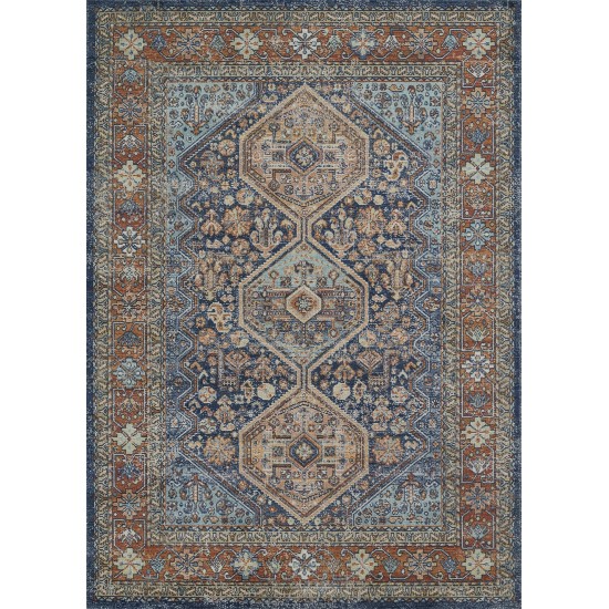 Rug, Momeni, Lillihan, LIH-2, Navy, 2'7" X 8' Runner, 48548