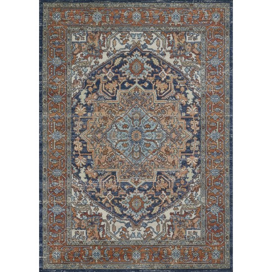 Rug, Momeni, Lillihan, LIH-3, Navy, 2' X 3', 48543