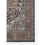 Rug, Momeni, Lillihan, LIH-3, Navy, 6'7" X 9'6", 48659