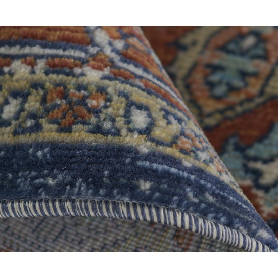 Rug, Momeni, Lillihan, LIH-3, Navy, 6'7" X 9'6", 48659